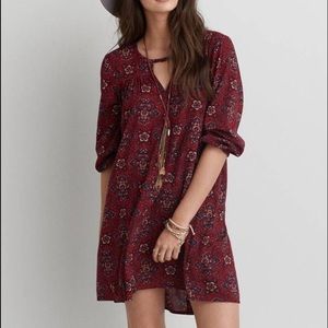 AE floral boho swing dress